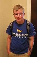 Wilson (Will) Maifeld in HCC T-shirt
